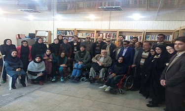 The first special audio library was opened in Qazvin